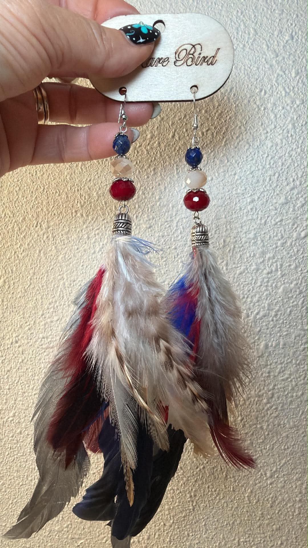 Born Free Feather Earrings FINAL SALE