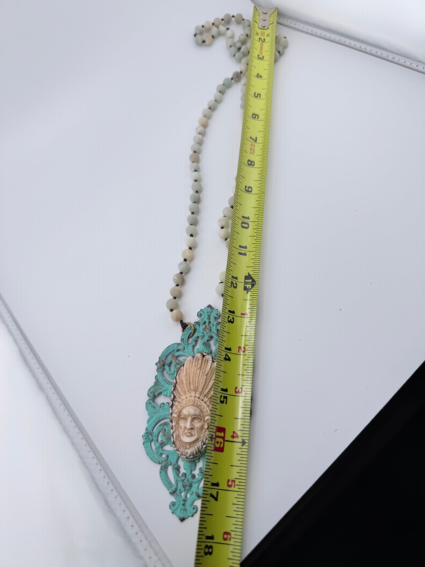 Aged Metal with Chief Pendant