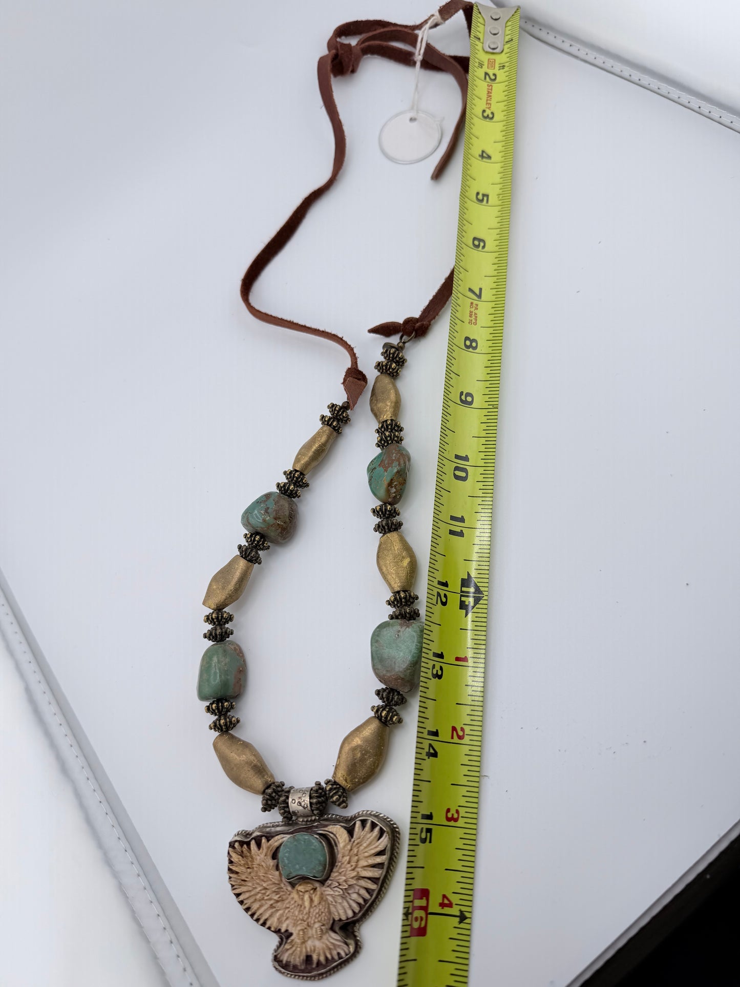 Eagle with Turquoise Necklace