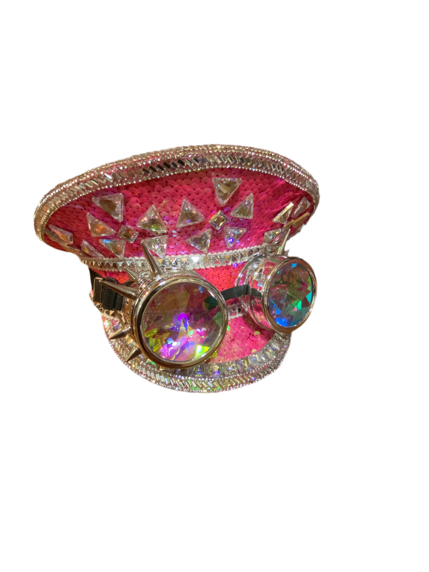 Pink Steampunk Captain Hat