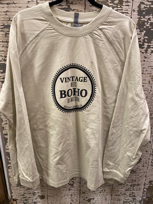 Vintage Meets Boho Long Sleeve Tee