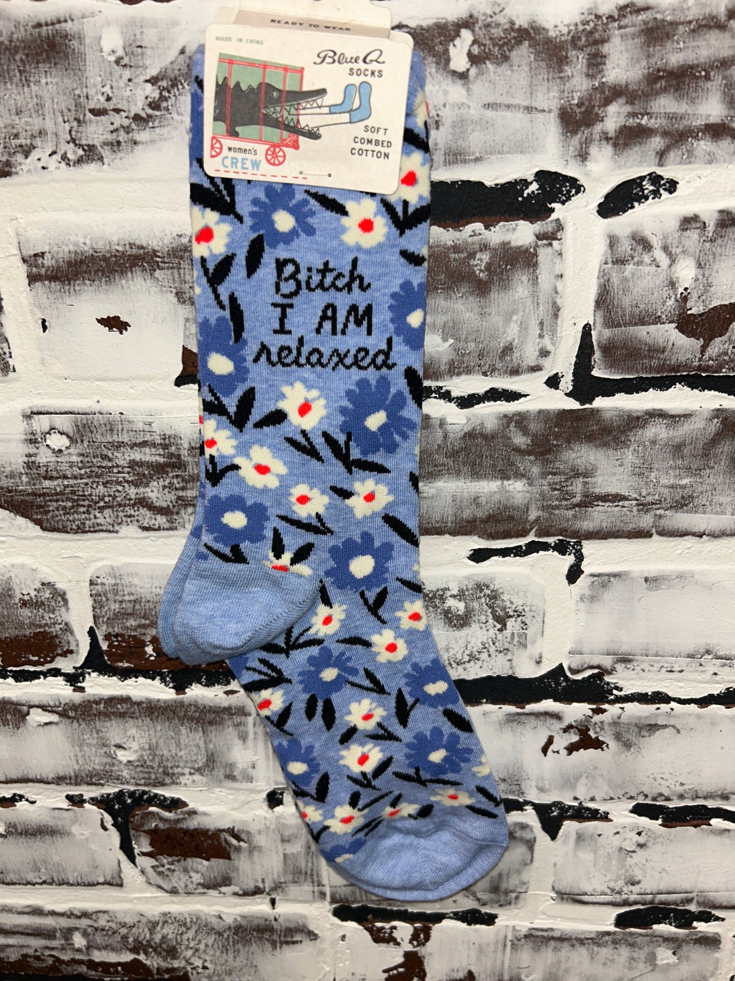 Crew Sock- I am relaxed