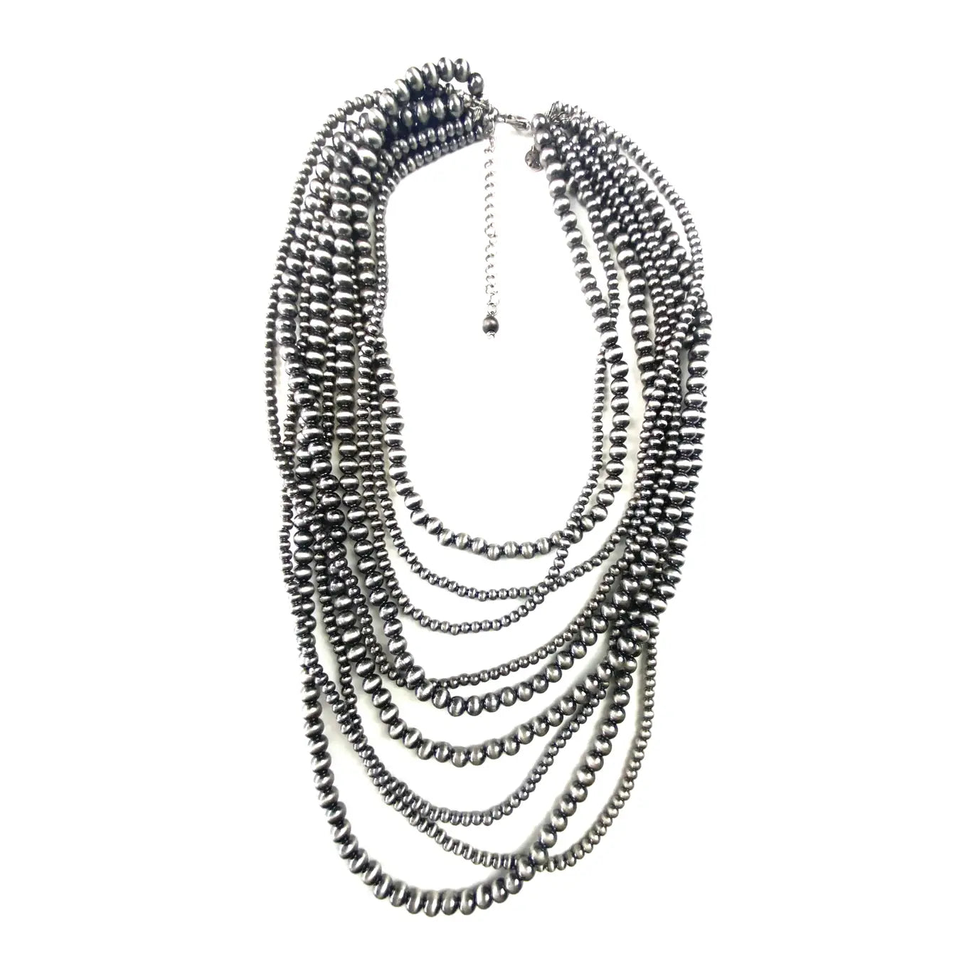 Nk-Multi Std. Mixed Faux Navajo Pearls FINAL SALE