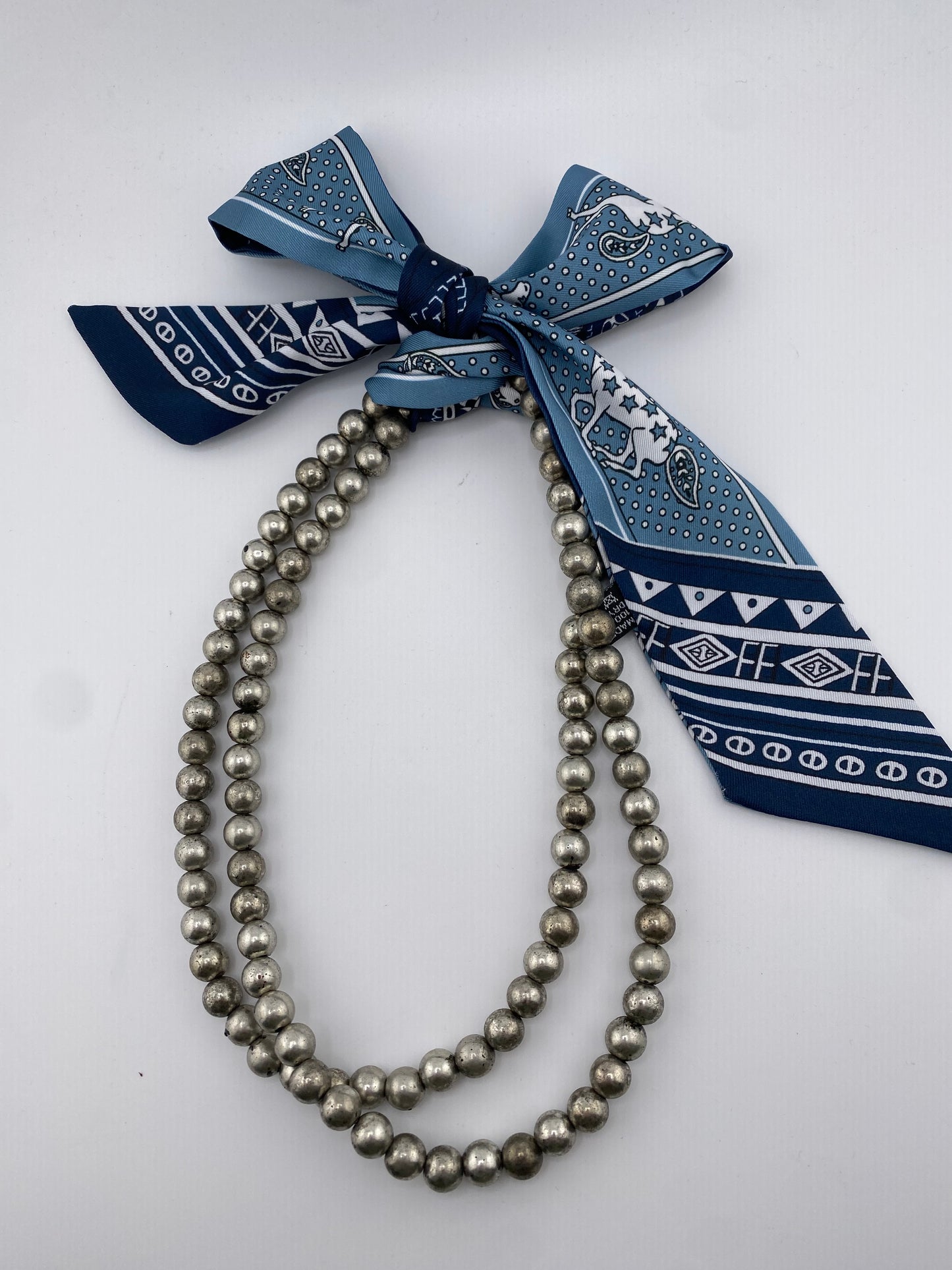 Twilly Necklace -Blue FINAL SALE