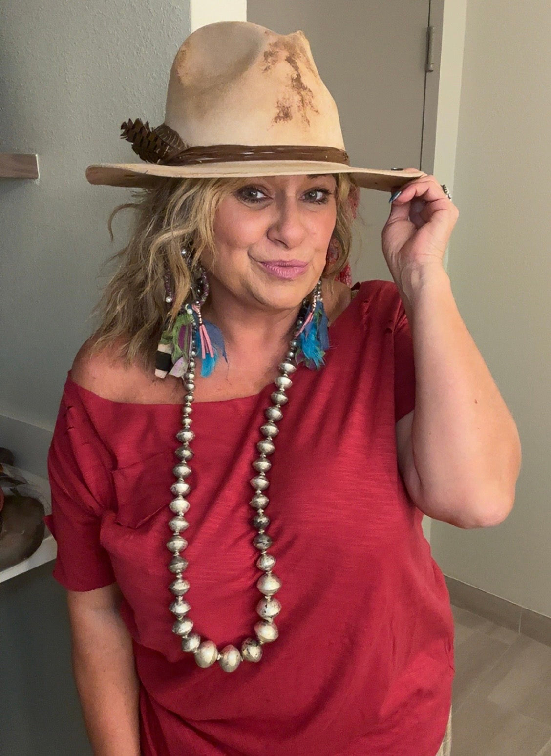 Dusty Plains Navajo Pearl Necklace