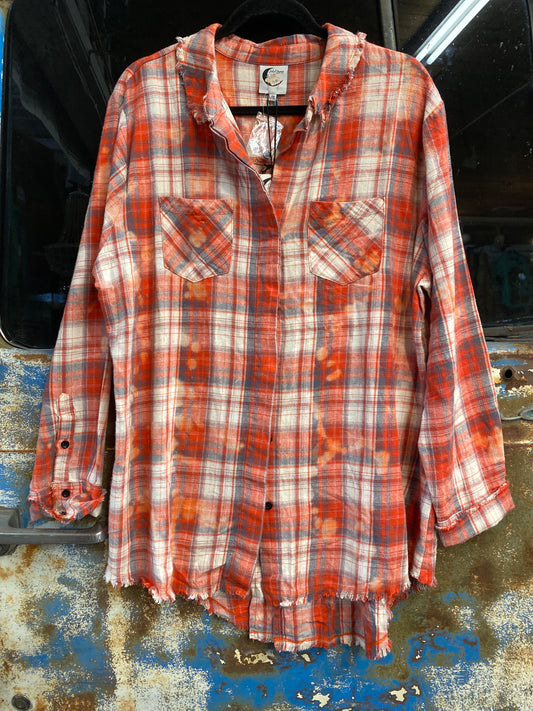 Crisp Morning Air Flannel -Citrus