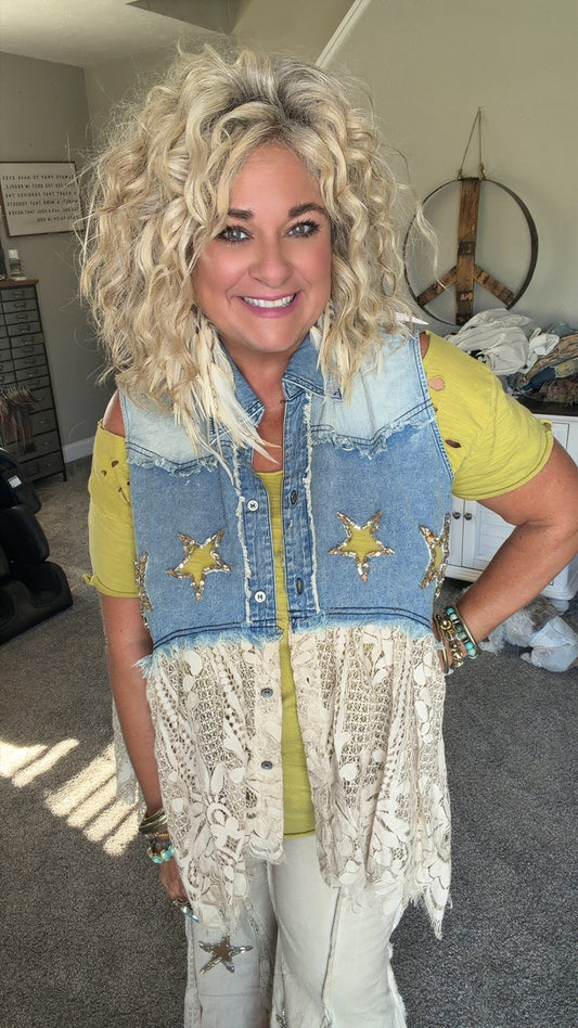 Tin Star and Wishes Vest
