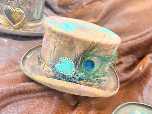 Top Hatter - Peacock Moon FINAL SALE