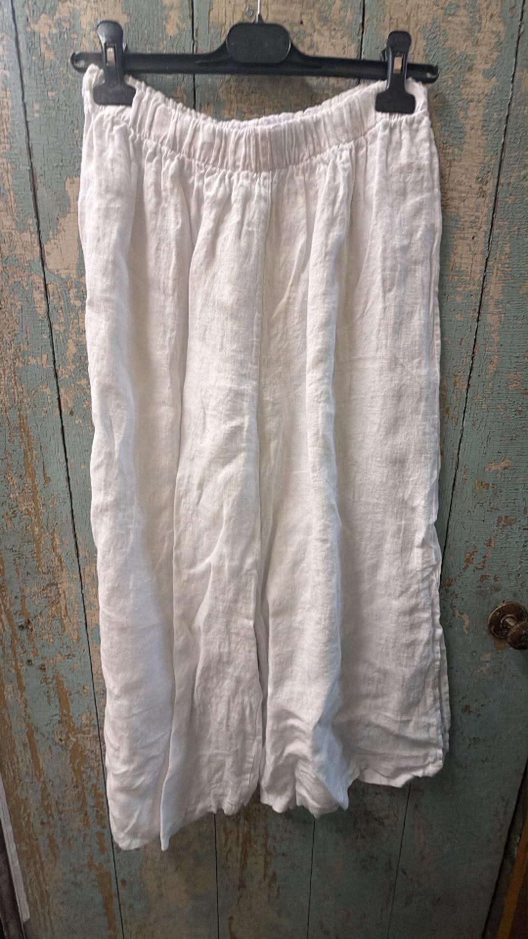 White Linen Pants