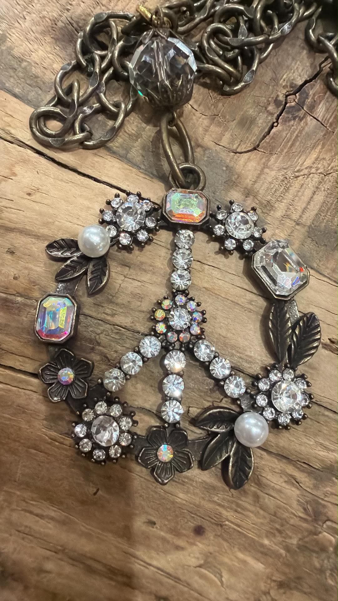 Peaceful Sparkle Necklace FINAL SALE