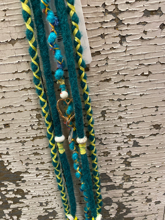 Dreads - Green Gypsy Soul Ponytail FINAL SALE