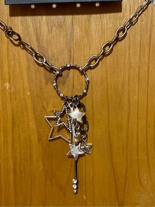 Bling Ring Star Cluster Pendant