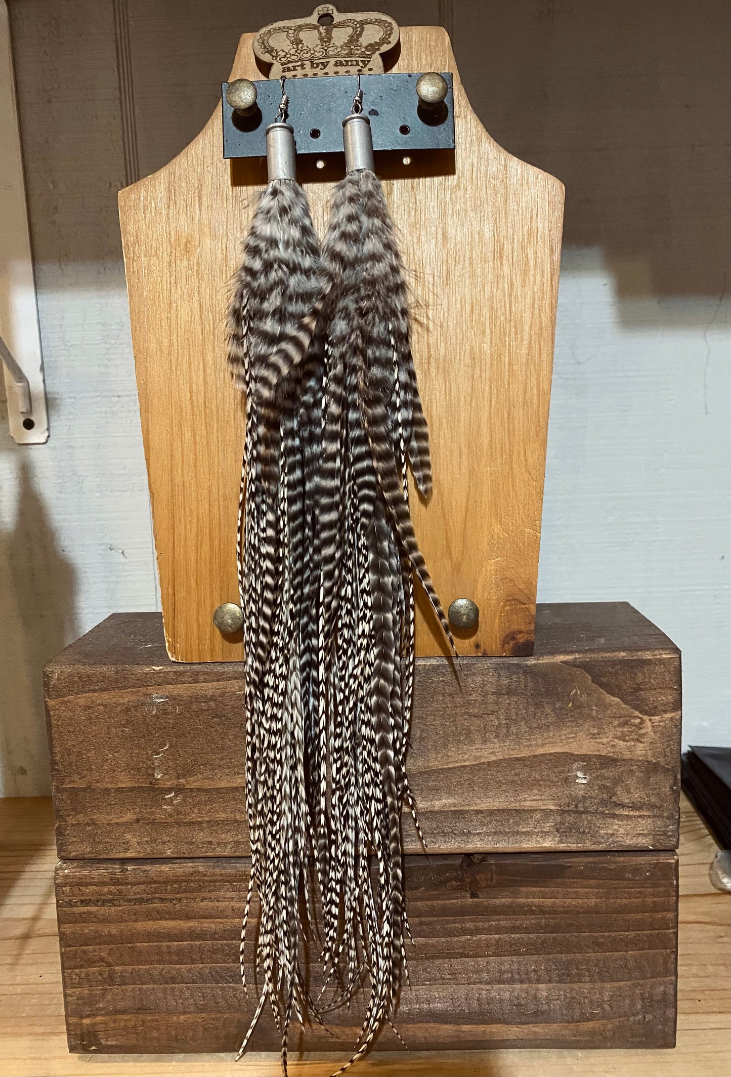 Long Feather Earrings