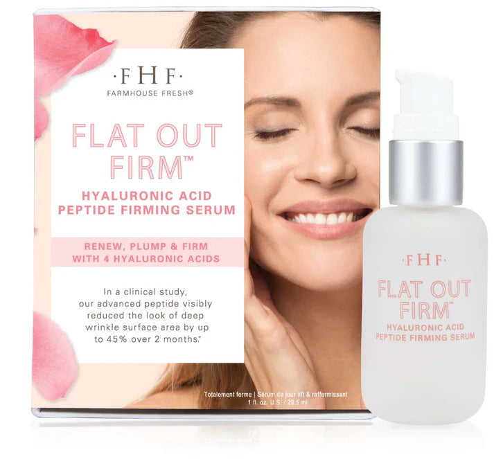 FarmHouse Fresh Flat Out Firm® Hyaluronic Acid Peptide Firming Serum smooth & plump