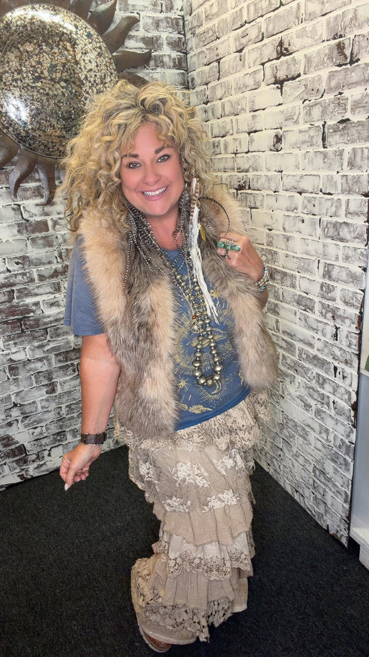 Faux Fur Vest
