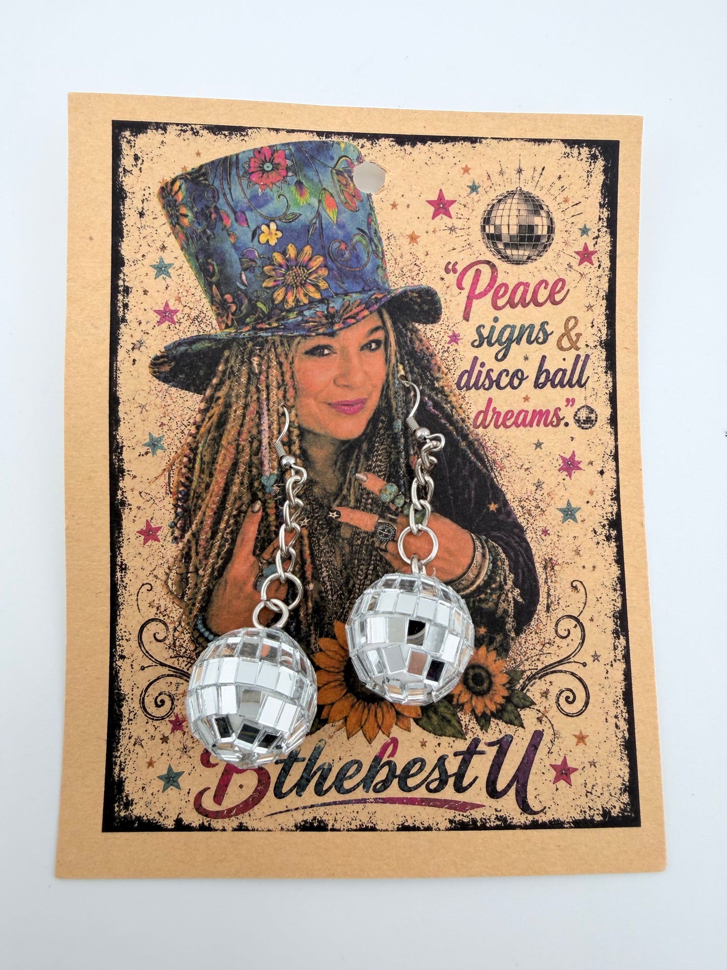 Disco Ball Earrings - FINAL SALE