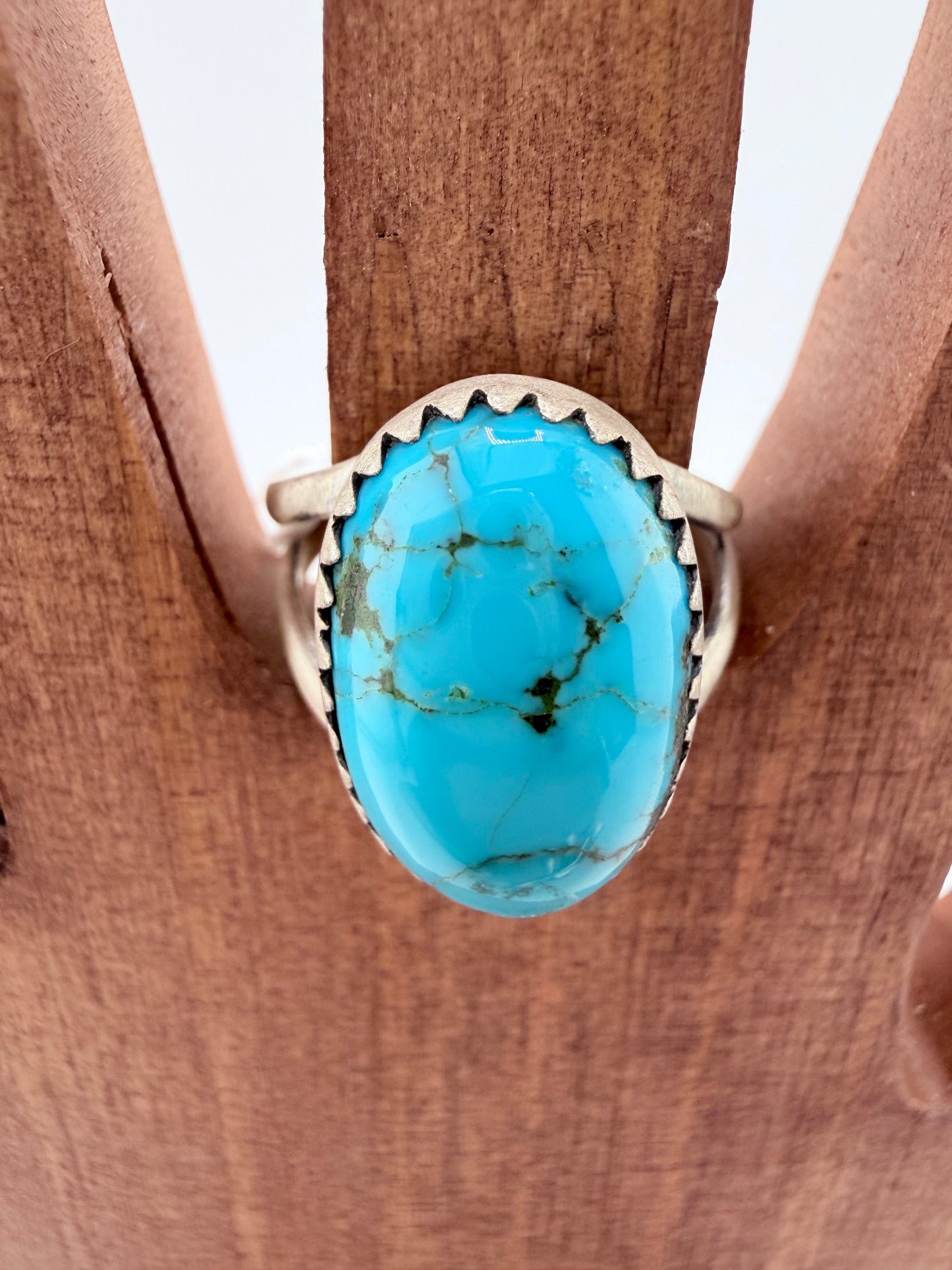 Oval Turquoise Sterling Silver Ring