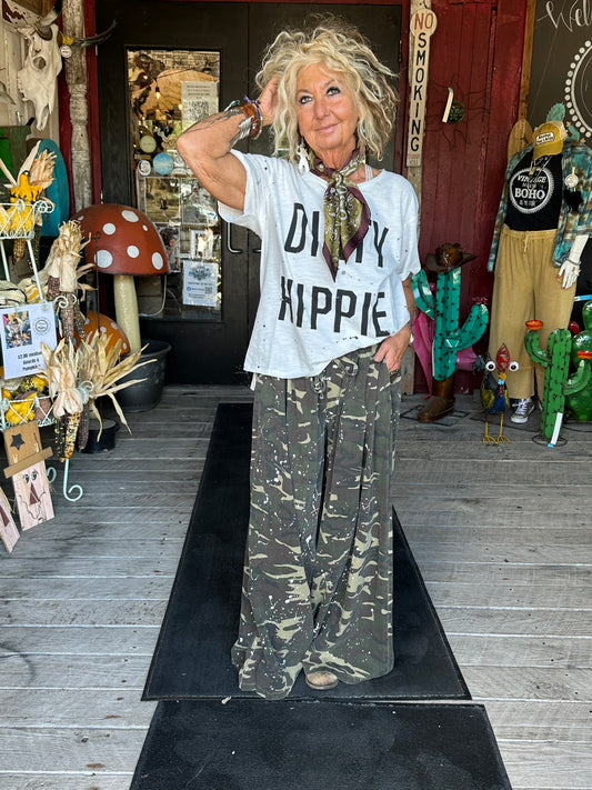 Mineral Washed Camo Pants