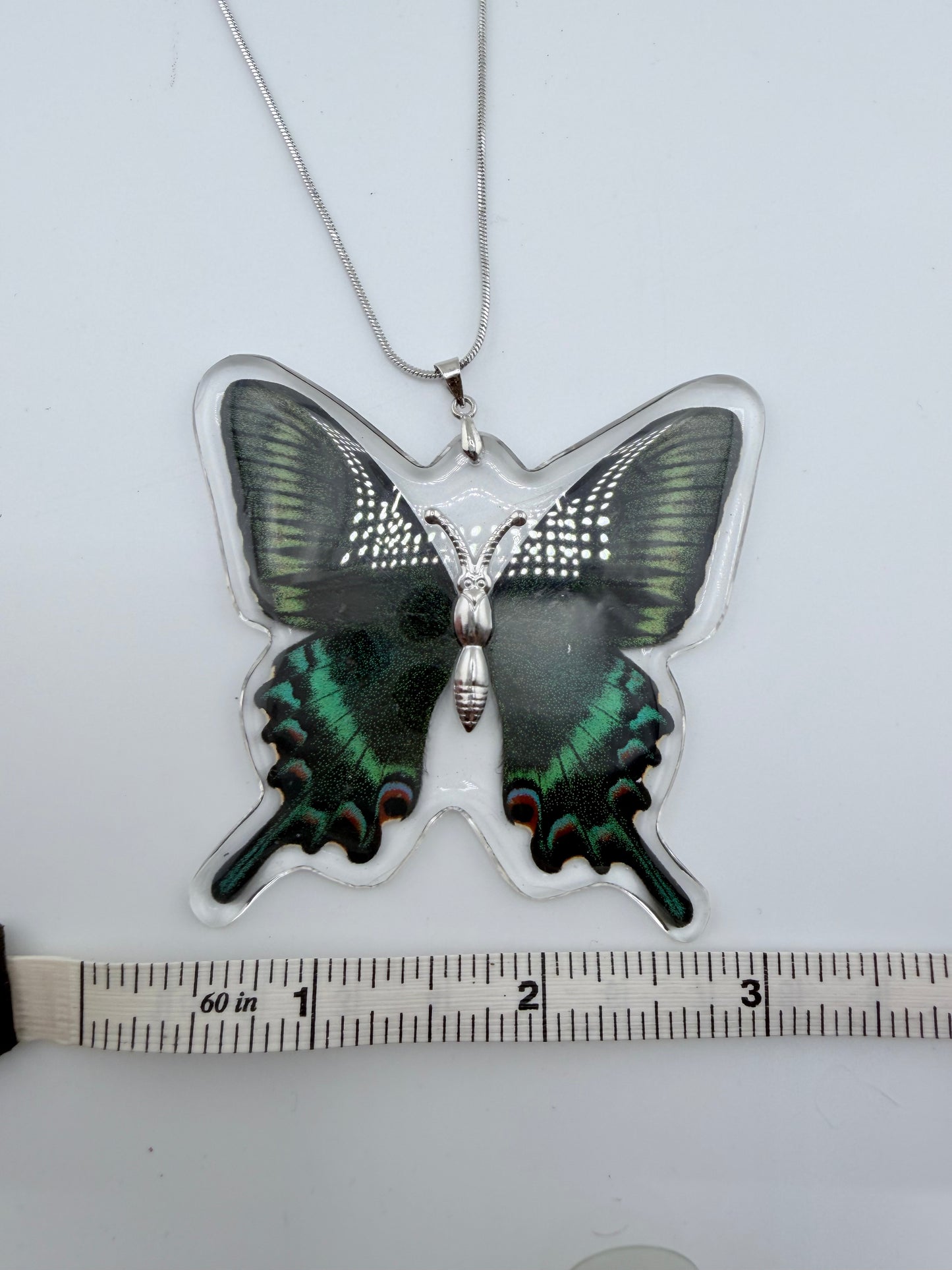 Butterfly Necklace - Alpine Black Swallowtail