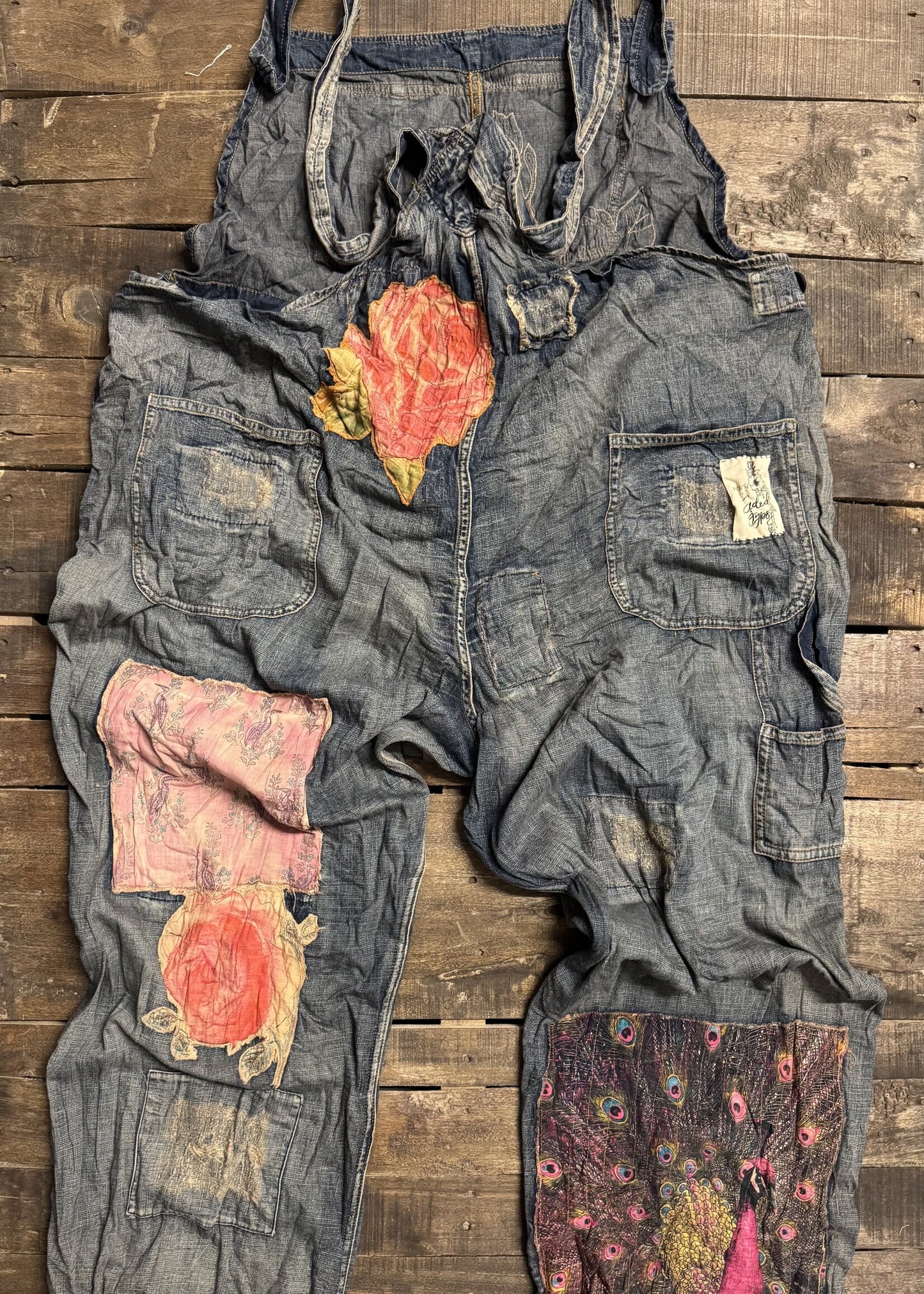 Sun Faded Trail Overalls - LOVE