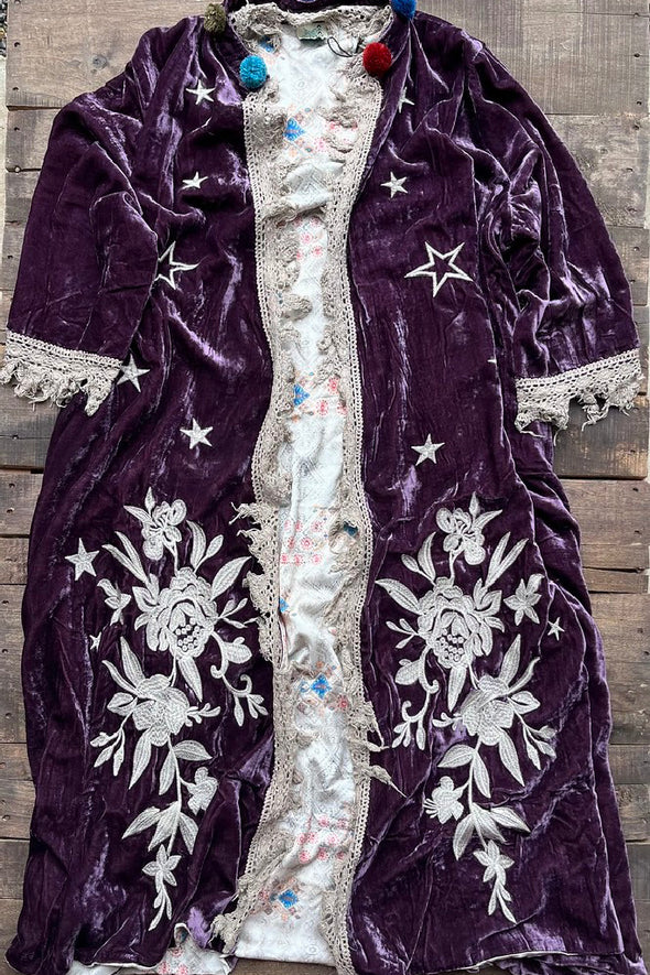 Moonlight Walk Velvet Duster