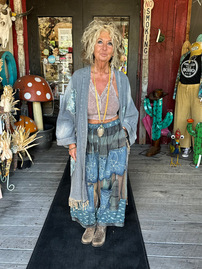 Oversized Patchwork Kimono