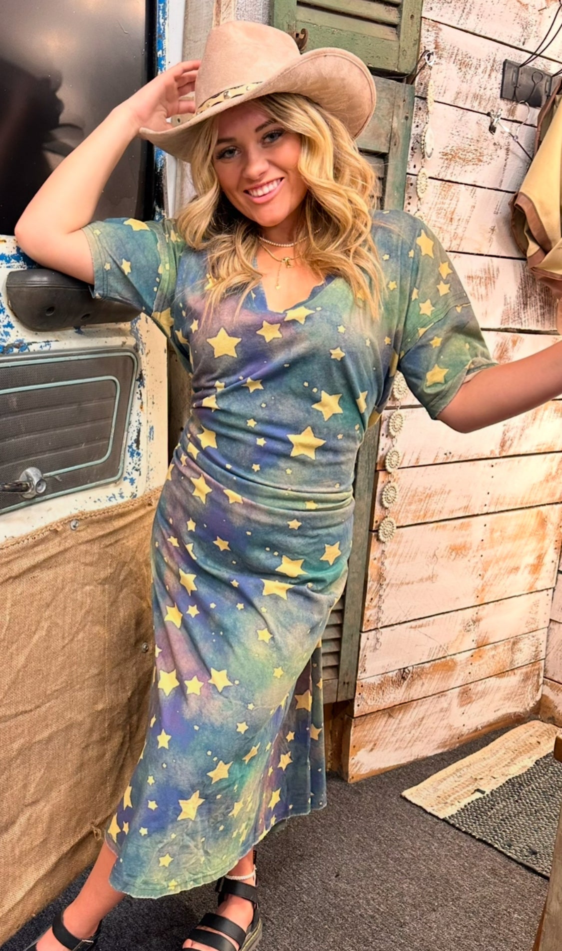 Star T-shirt Dress
