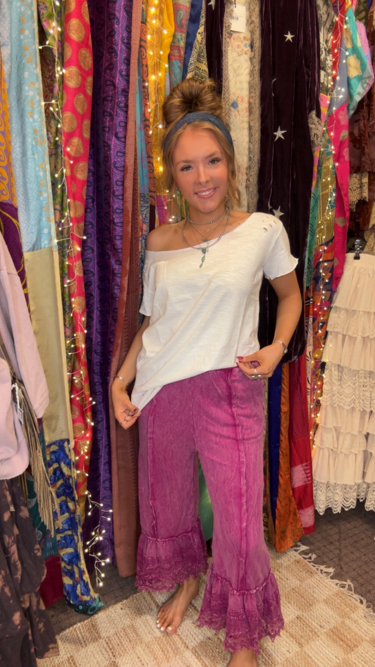 Boho Pants - Delicate Lace