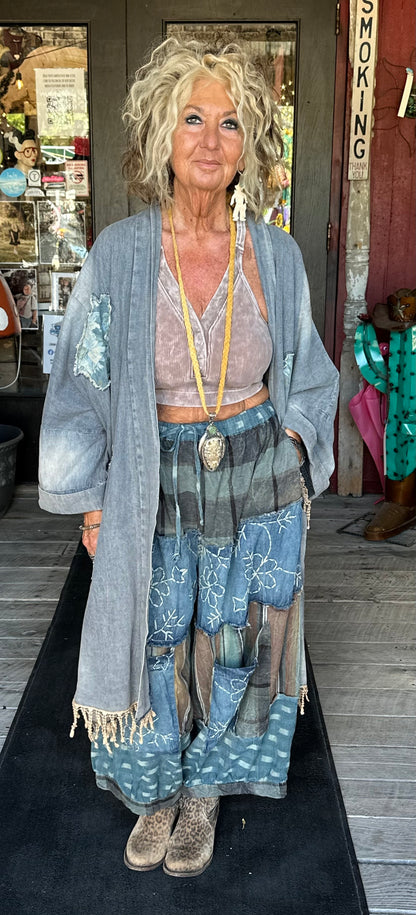 Oversized Patchwork Kimono