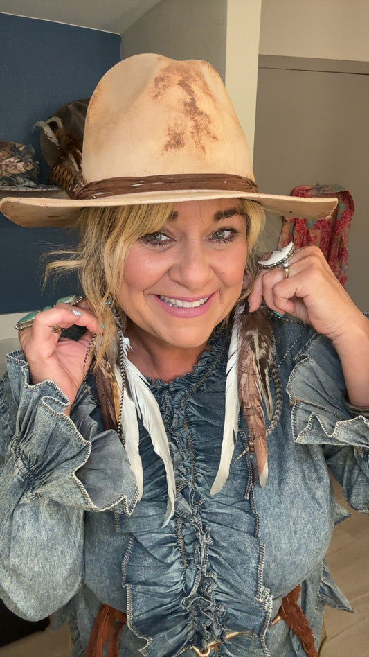 Wild Spirit Feather Earrings