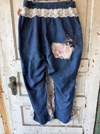 Butterfly Garden Denim Flares