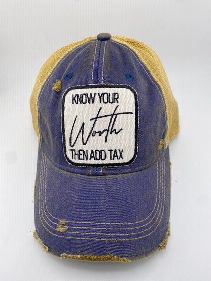 Know Your Worth- Ball Cap