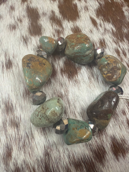 Turquoise Stretch Bracelet  FINAL SALE