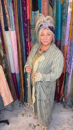 Lined Up Duster, Striped