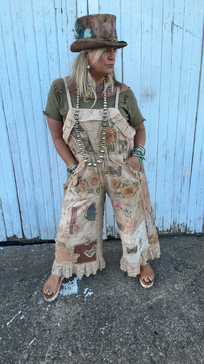 Floral Meadows Overalls
