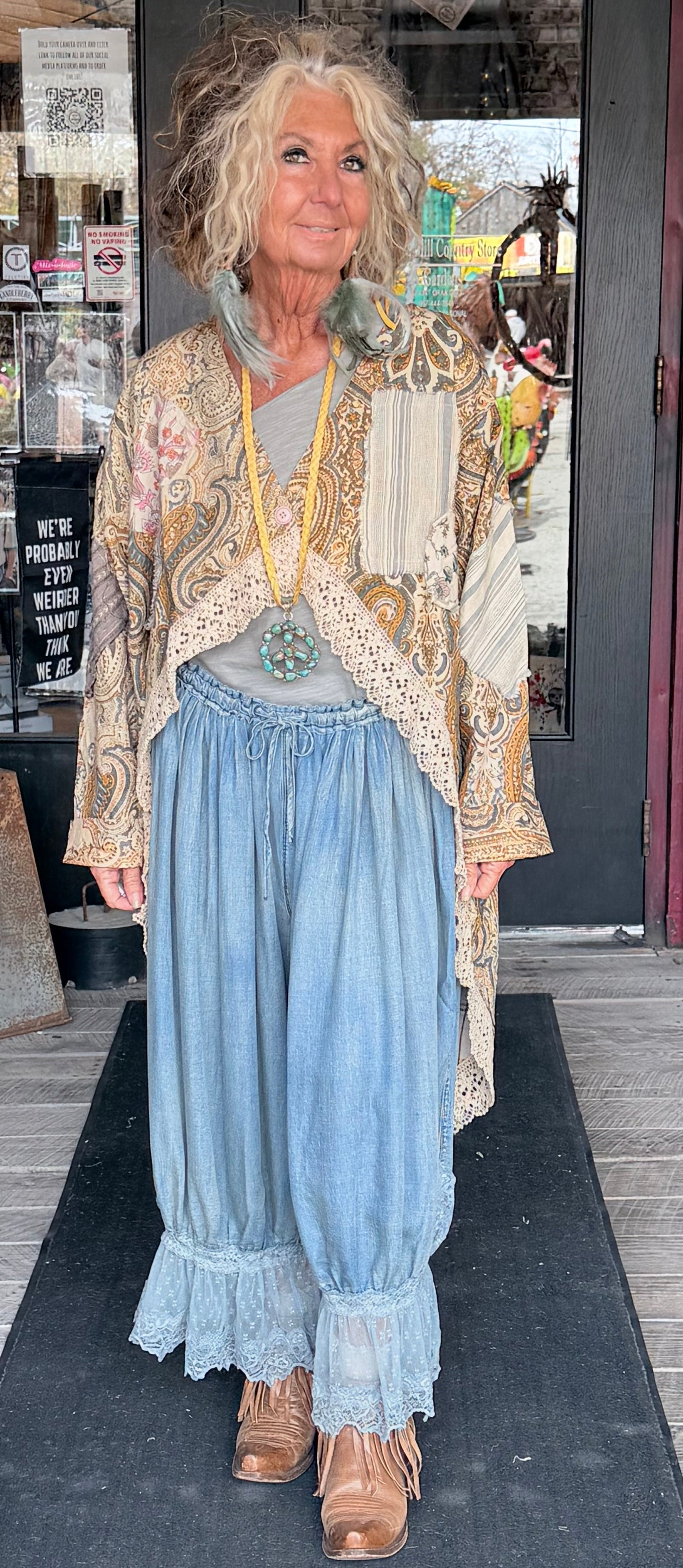 Festive Gathering jacket peace