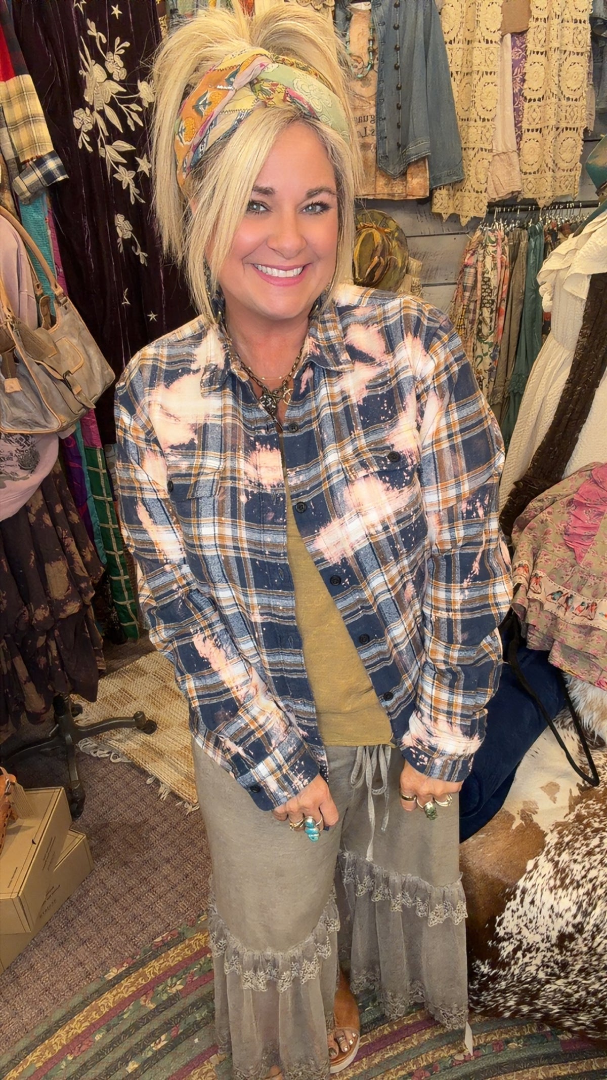 Distressed Flannels - Dolly sayings BtheBestU