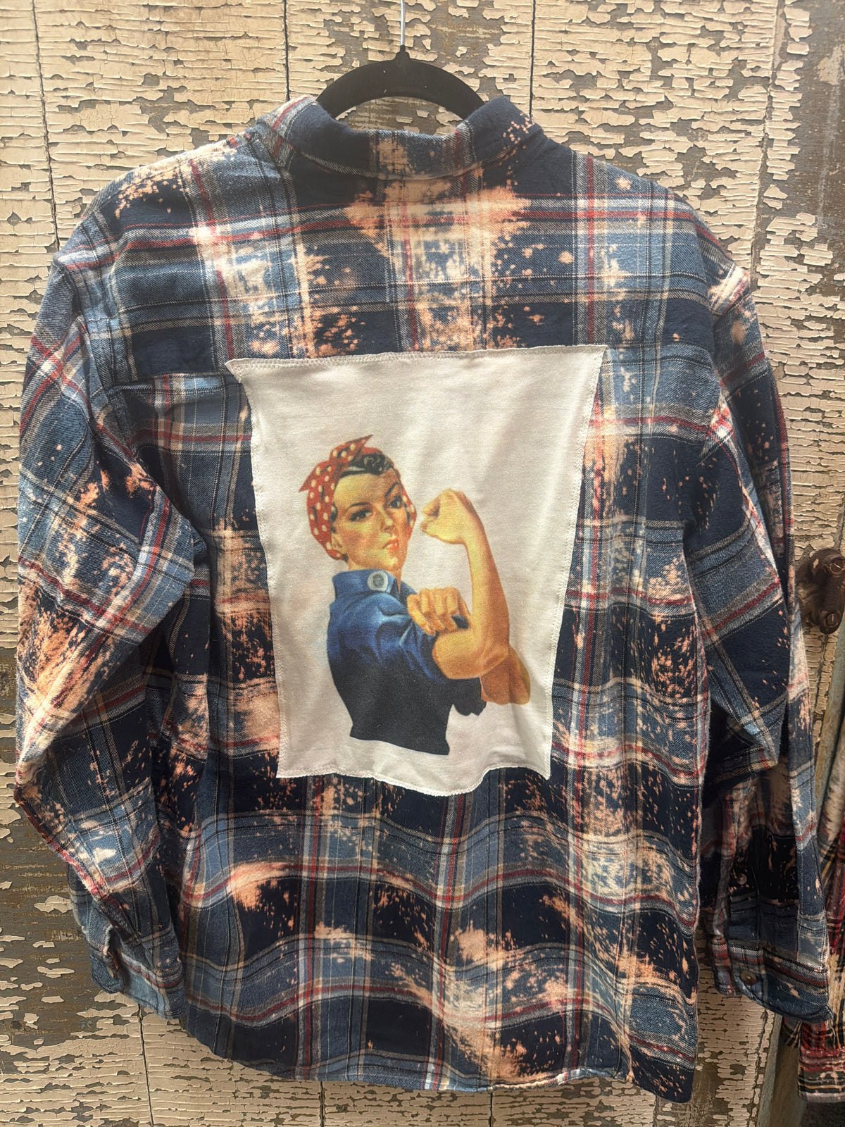 Distressed Flannel- Rosie