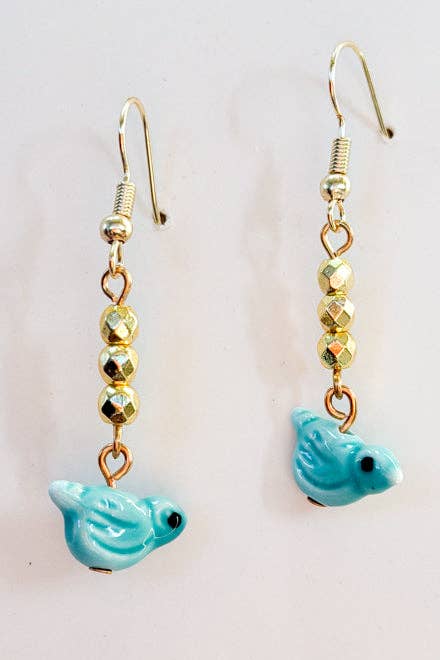 Birdie Earring- Seafoam FINAL SALE