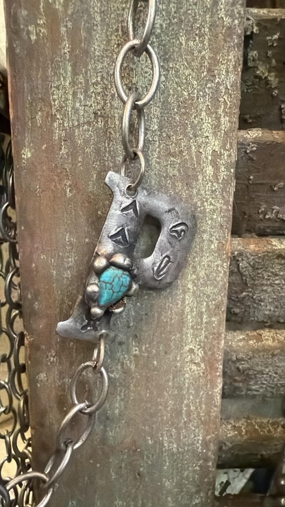 Turquoise Navajos Initials FINAL SALE