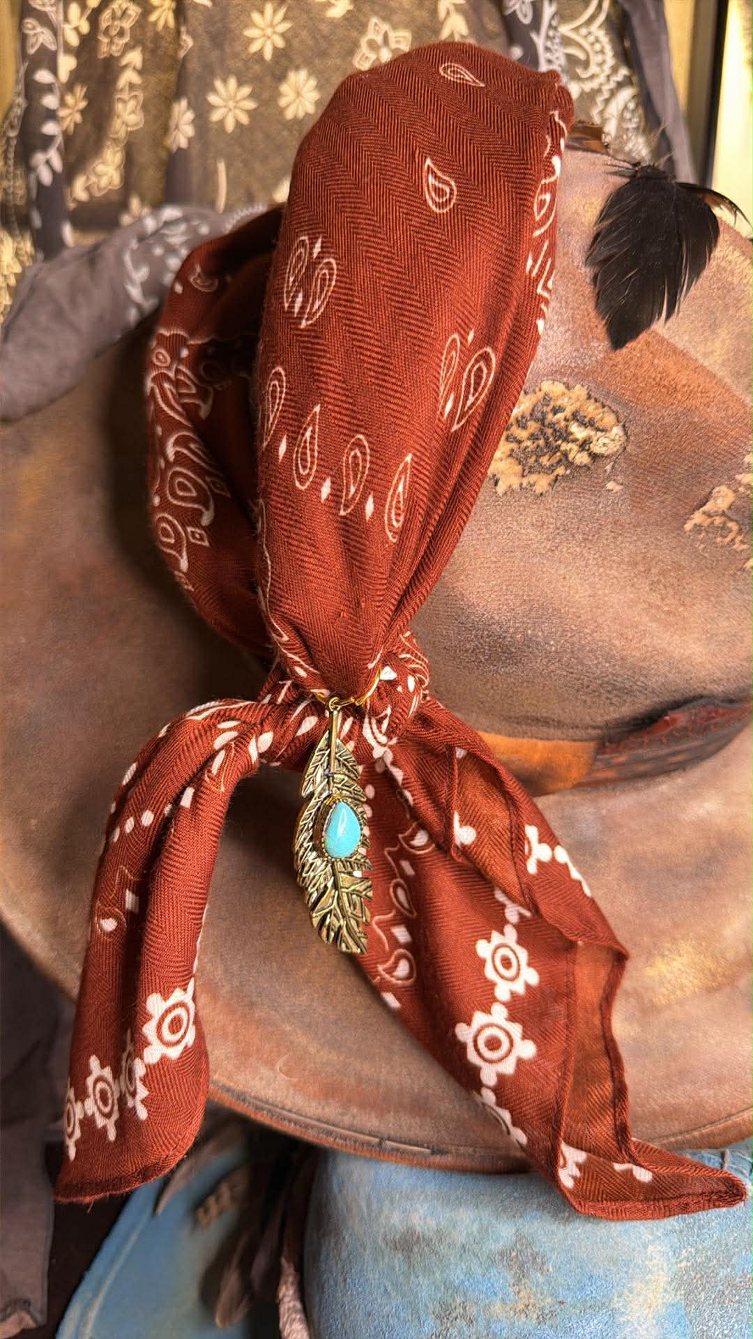 Scarf Pendant Necklace FINAL SALE