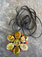 Ornate Flower Pendant Necklace FINAL SALE