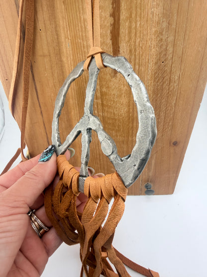 Peace and Love Necklace FINAL SALE