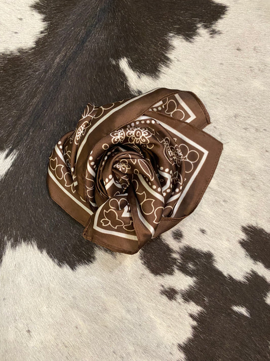Wild Rag- Brown/ White