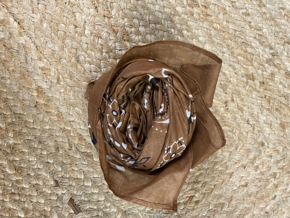 Oversized Bandana -Distressed