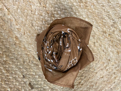 Oversized Bandana -Distressed