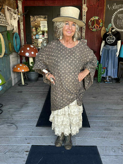 Daytime Dreamer Tunic - Chocolate