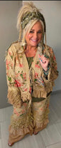 Tattered Flowers Jacket