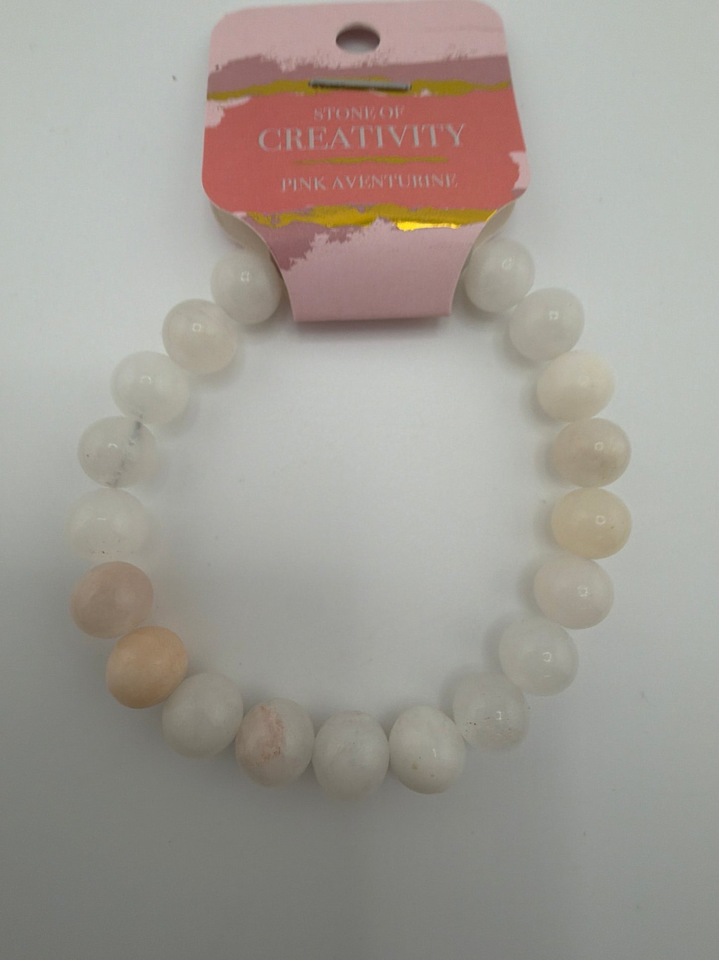 Gemstone Energy Bead Stretch Bracelets 8mm