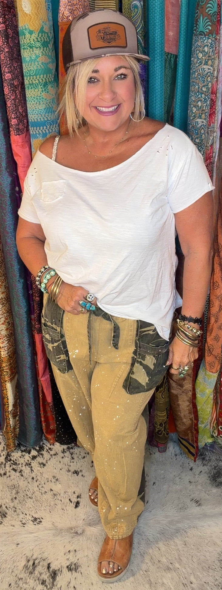 Camo and Paint Splatter Pants